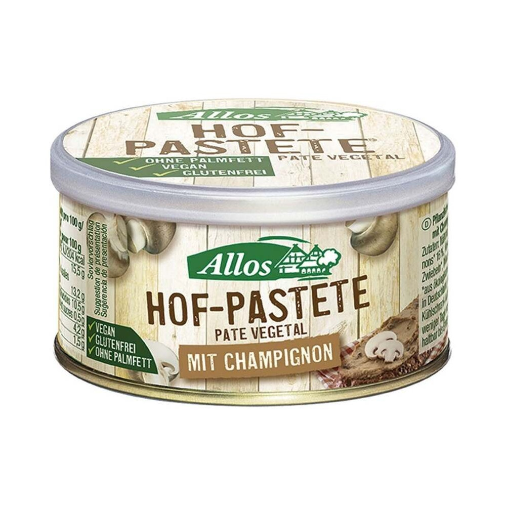 Pate Vegetal Con Champiñones 125Gr. Bio Vegan