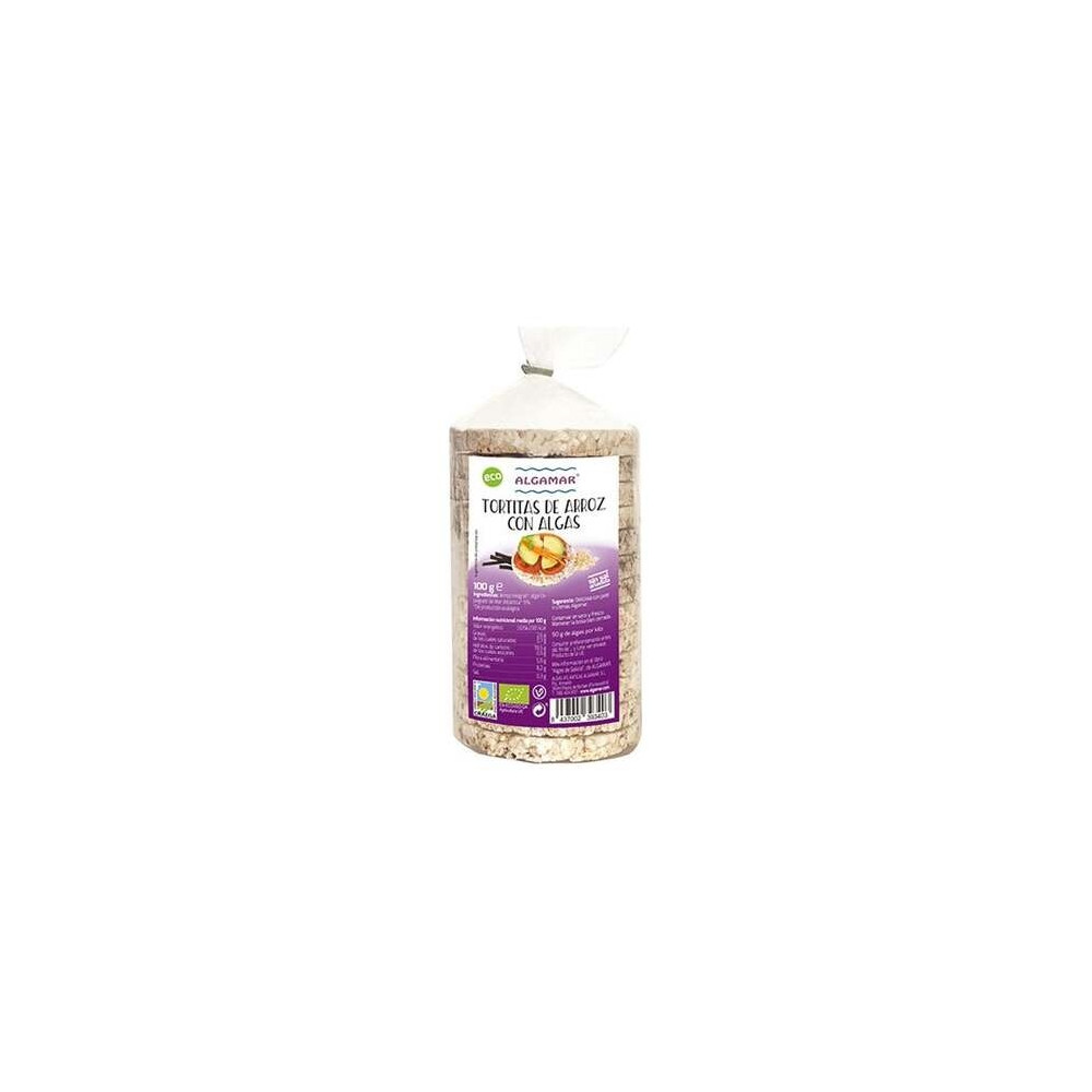 Algamar Tortitas De Arroz Y Algas Bio 100G