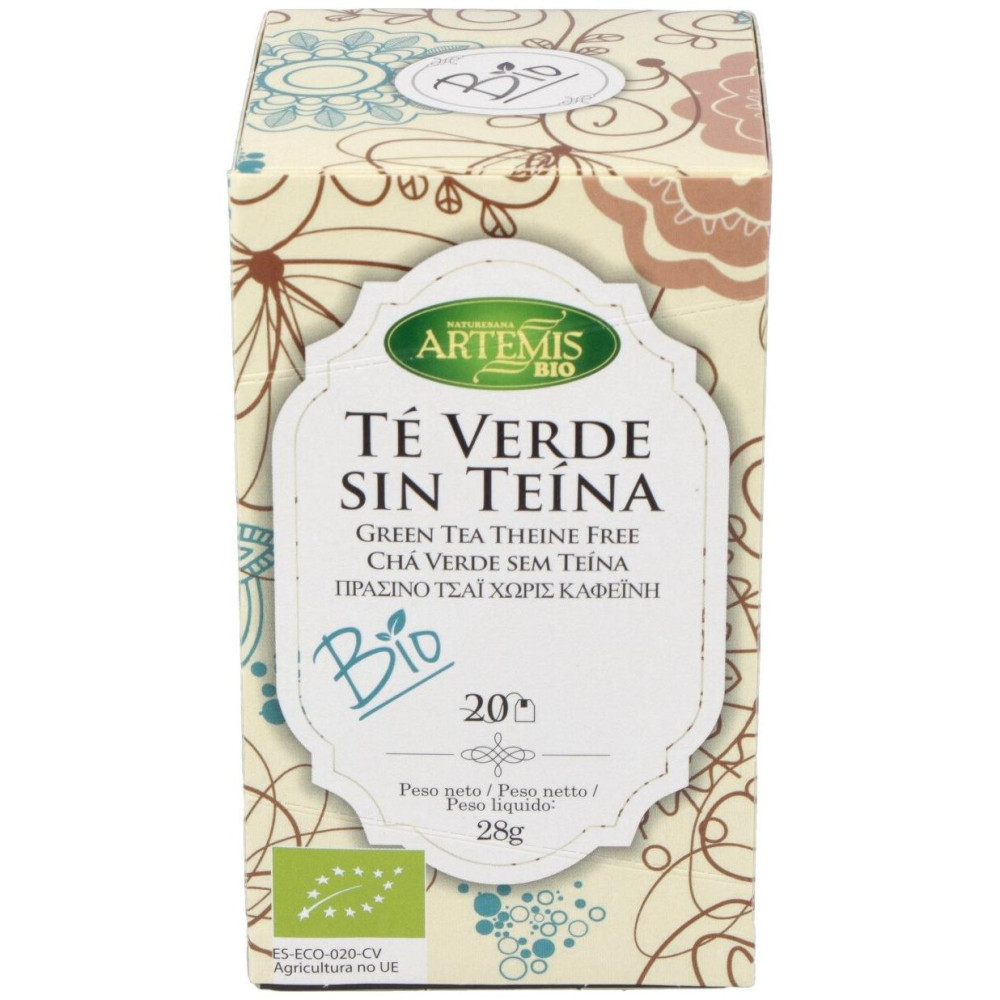 Te Verde Sin Teina Infusion 20Bolsitas. Bio
