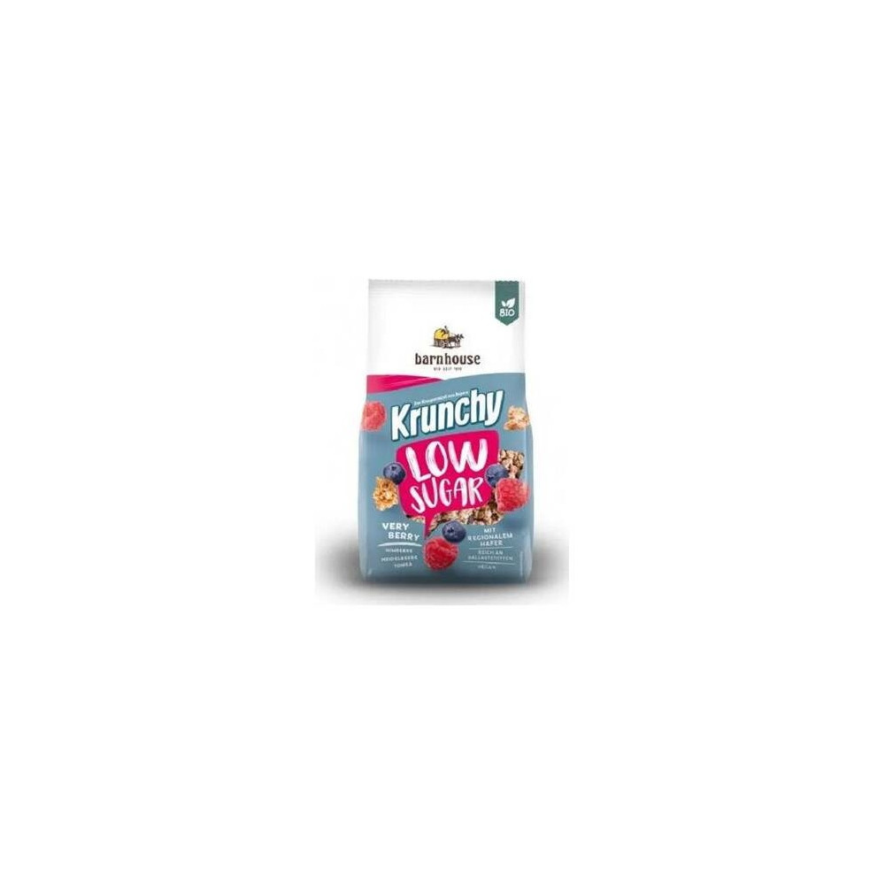 Barnhouse Muesli Krunchy Baja Azucar Frutos Rojos 375G