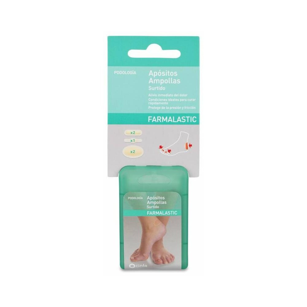 Farmalastic Protector Ampollas Apósito Adhesivo Dedos 5Uds