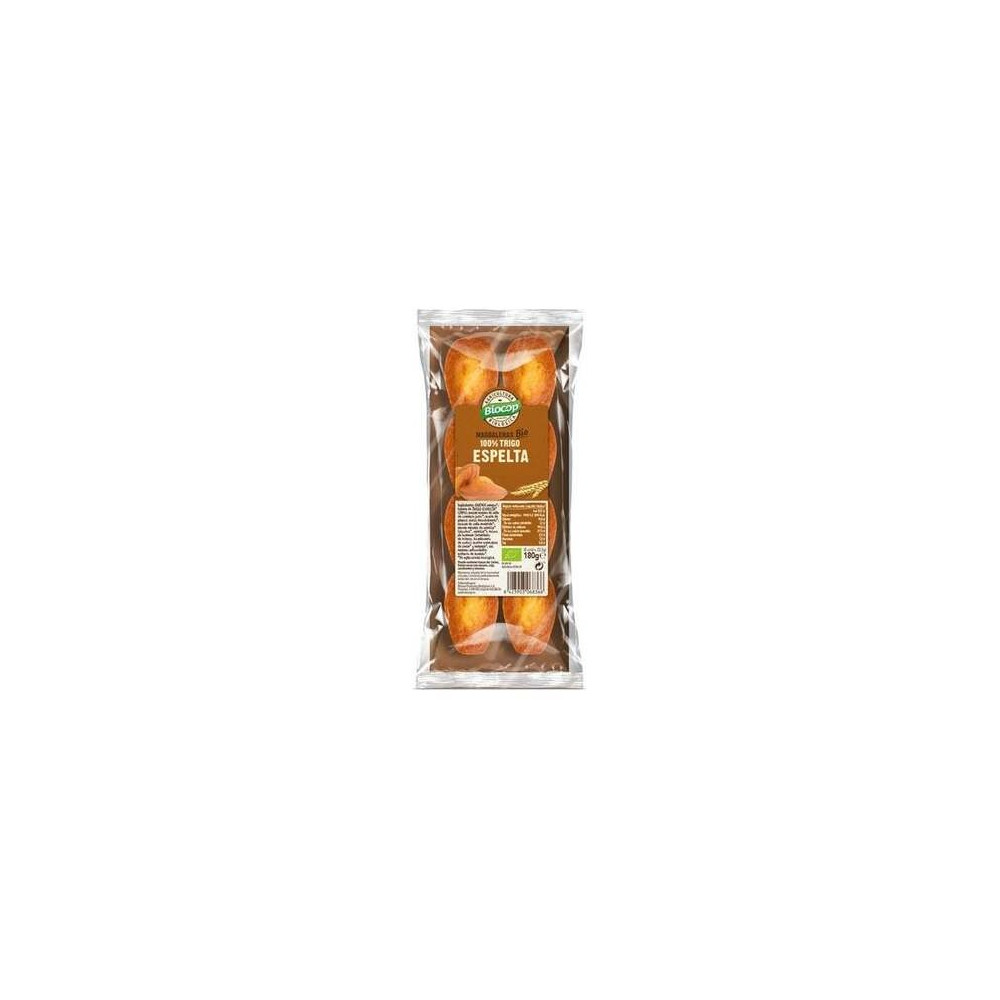 Biocop Magdalenas Trigo Espelta 100% Bio 180G