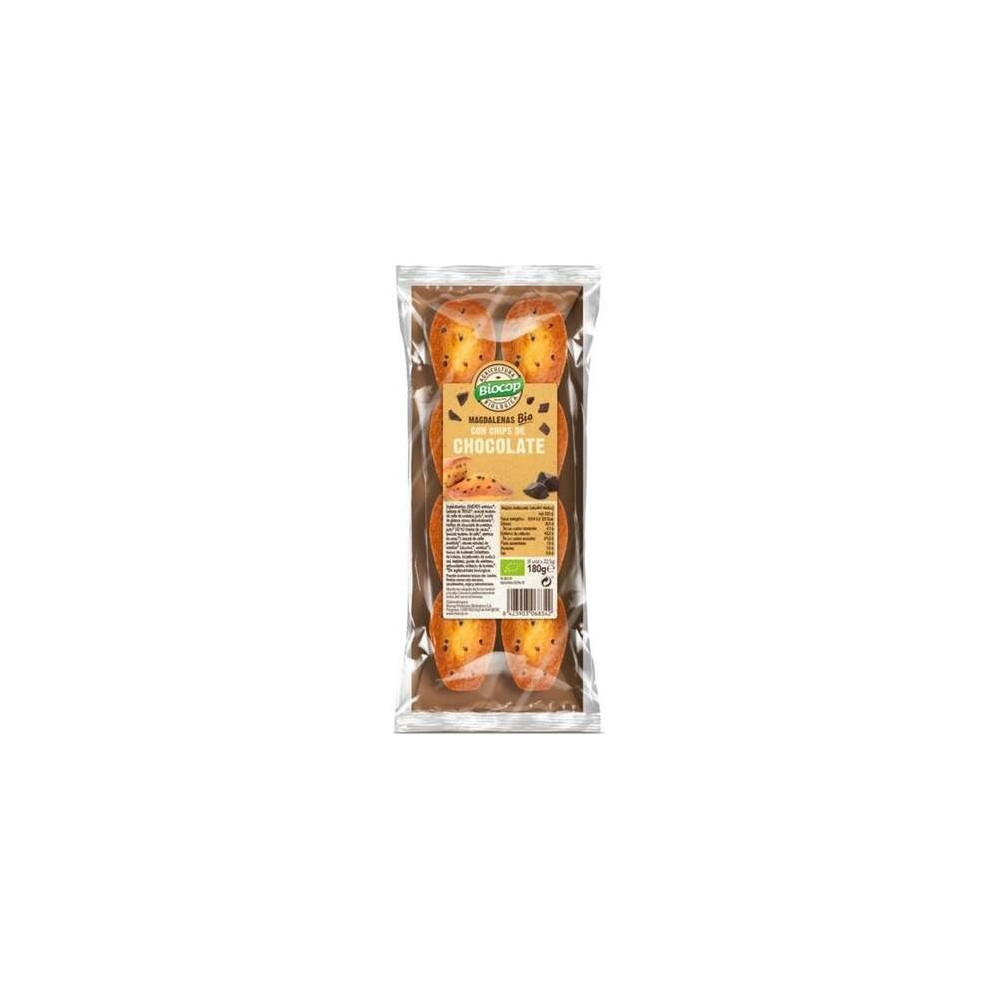 Biocop Magdalenas Con Chips De Chocolate Bio 180G
