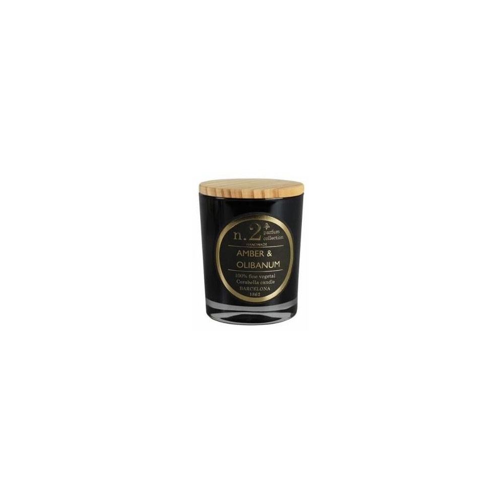 Vela Vaso Perf2 Amber-Olibanum 7,5X9Cm 1Ud.