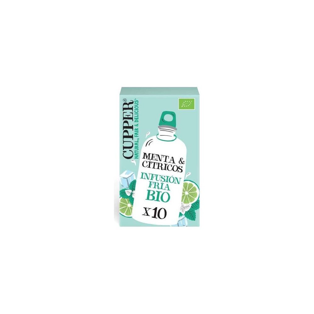 Cupper Infusión Fria De Menta Y Cítricos Bio 10Uds