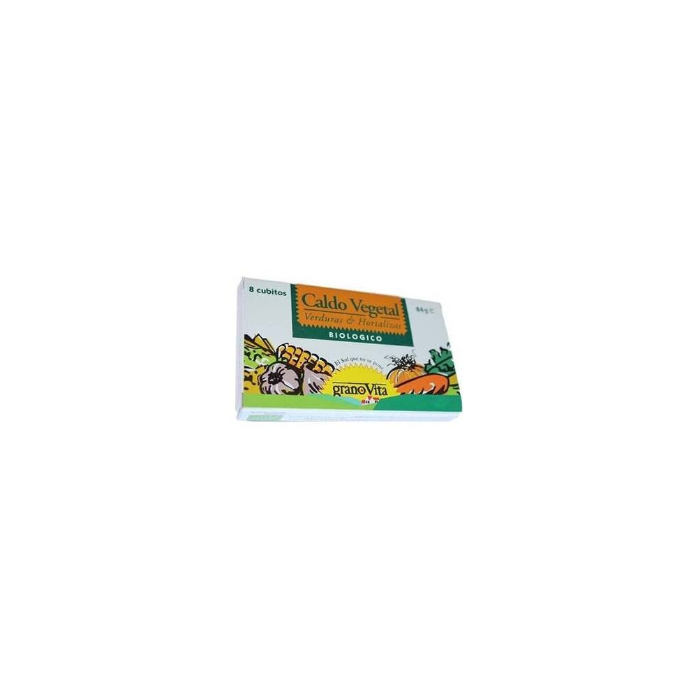 Granovita Caldo Veg. Cubitos Bio 84G