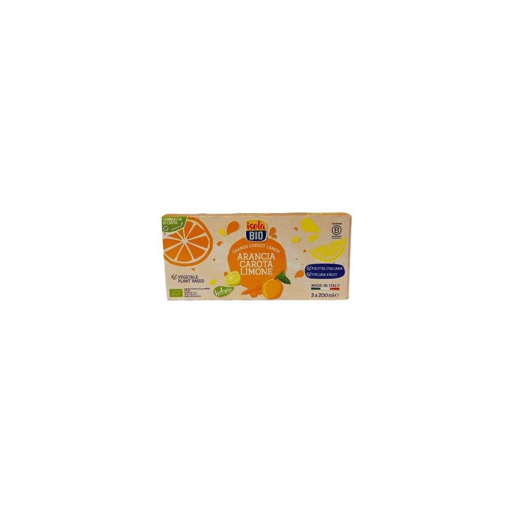 Zumo De Naranja Zanahoria Y Limon 3Udsx200Ml. Bio