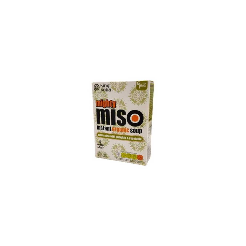 King Soba Sopa De Miso Con Calabaza Y Verduras 6X10G