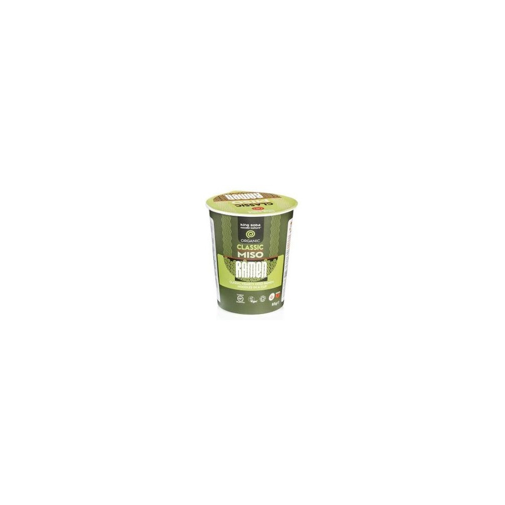 King Soba Vaso Ramen Miso Classic Sin Gluten 85G