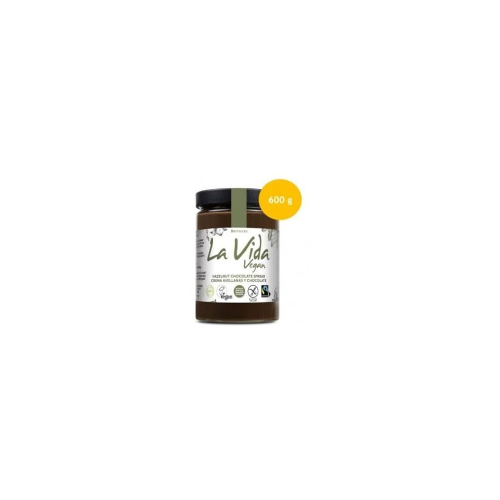 La Vida Vegan Crema Cacao Avellana Bio Vegan 600G