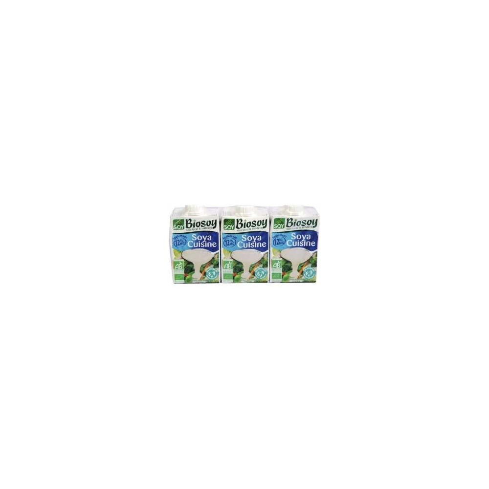 Crema De Soja Cuisine Para Cocinar 3Uds. Bio