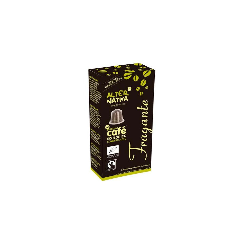 Cafe Fragante 10Capsulas Cafe Biodegradable. Eco