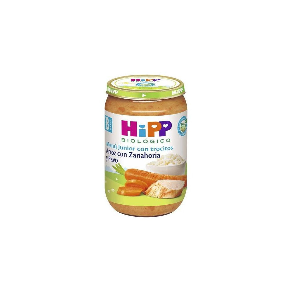 Hipp Tarrito De Arroz Con Zanahoria Y Pavo Bio 220G