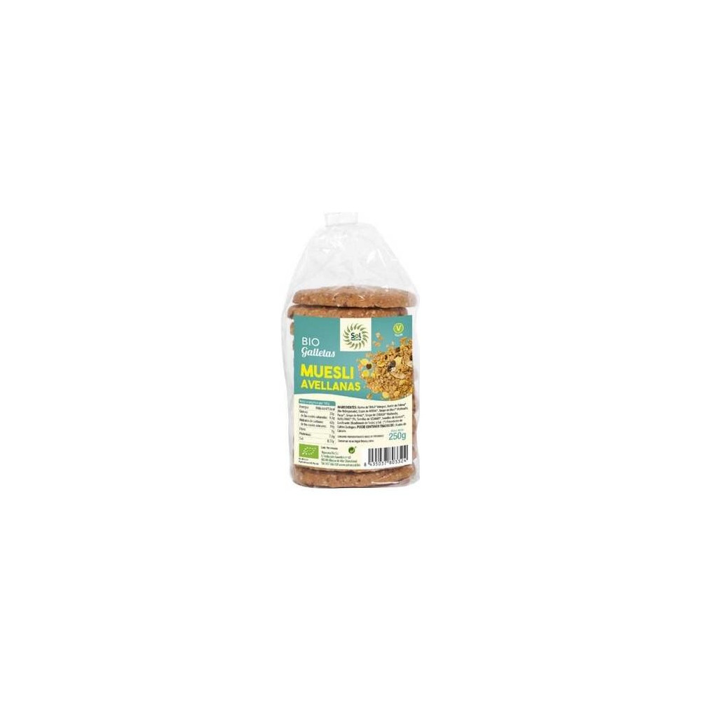 Solanatural Galletas De Muesli Con Avellanas Bio 250G