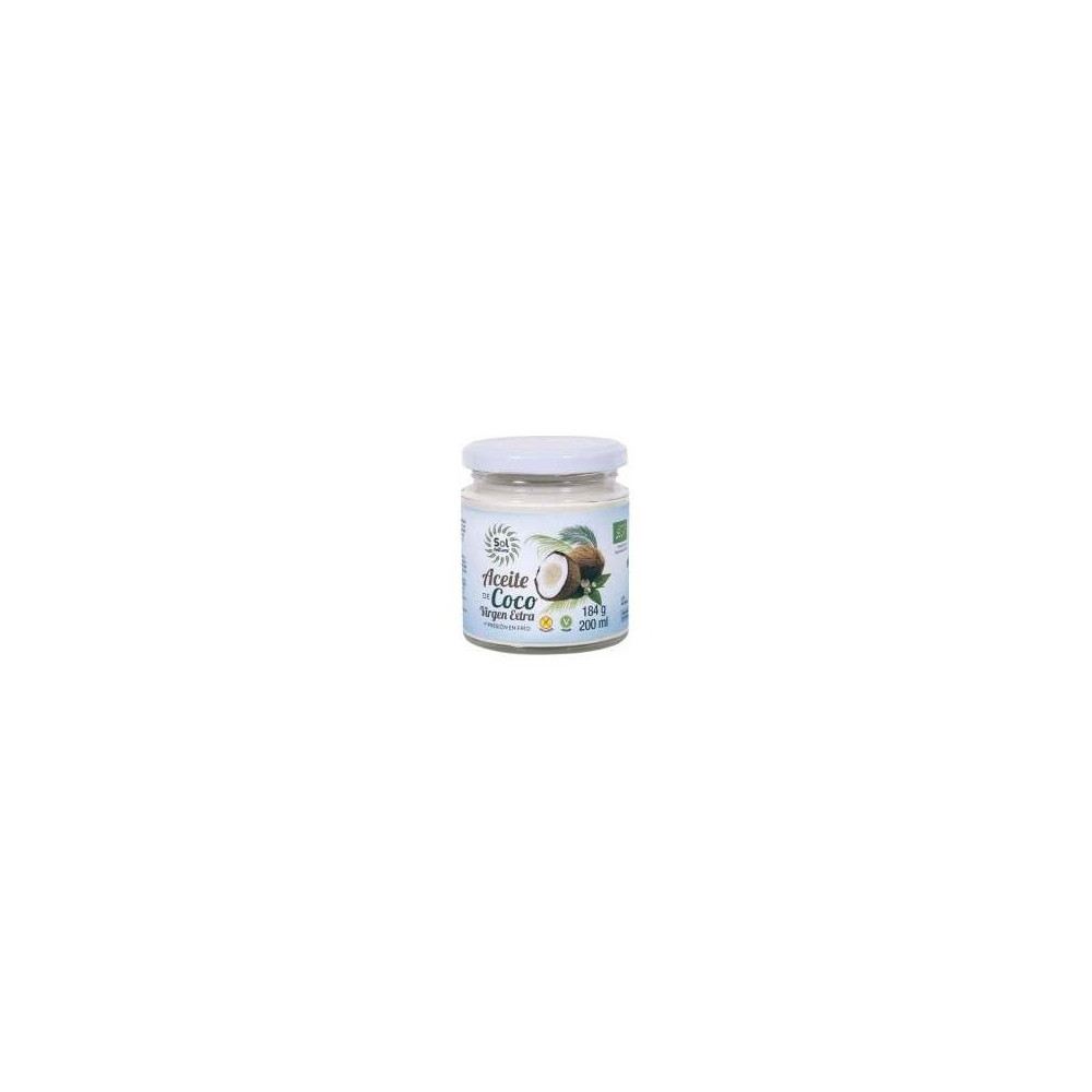 Solnatural Aceite Coco Virg Extr Bio 200Ml
