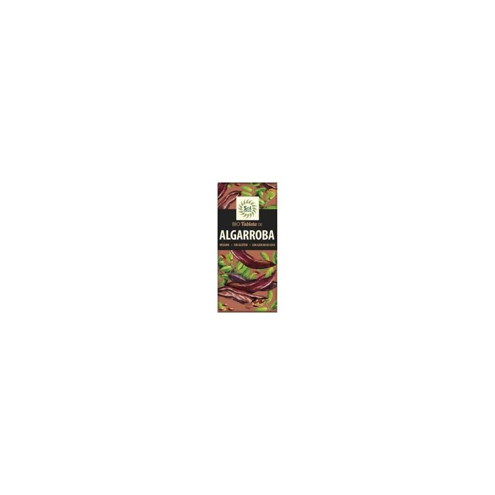 Solnatural Choco Algarroba Bio Sin Gluten Vegano 70G