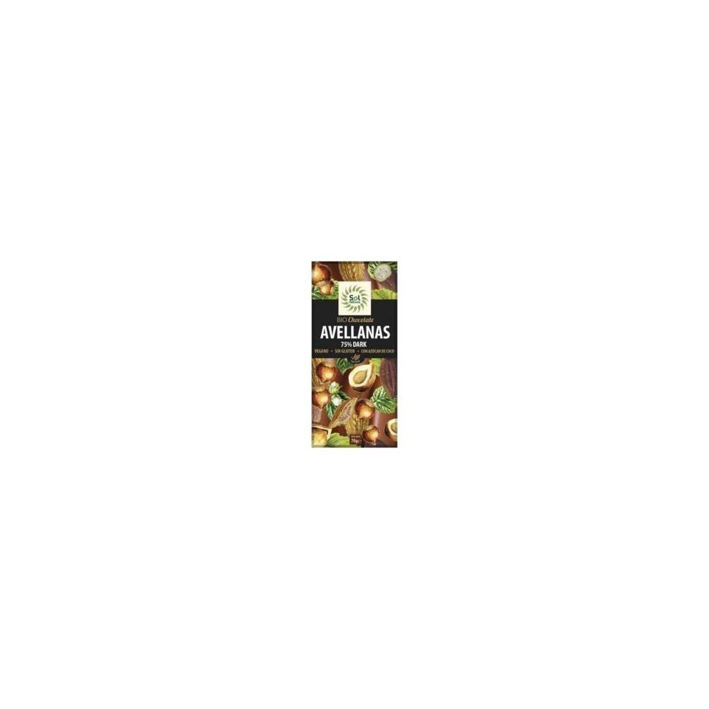 Solnatural Choco 85% Cacao Bio S/G/Palma 70G