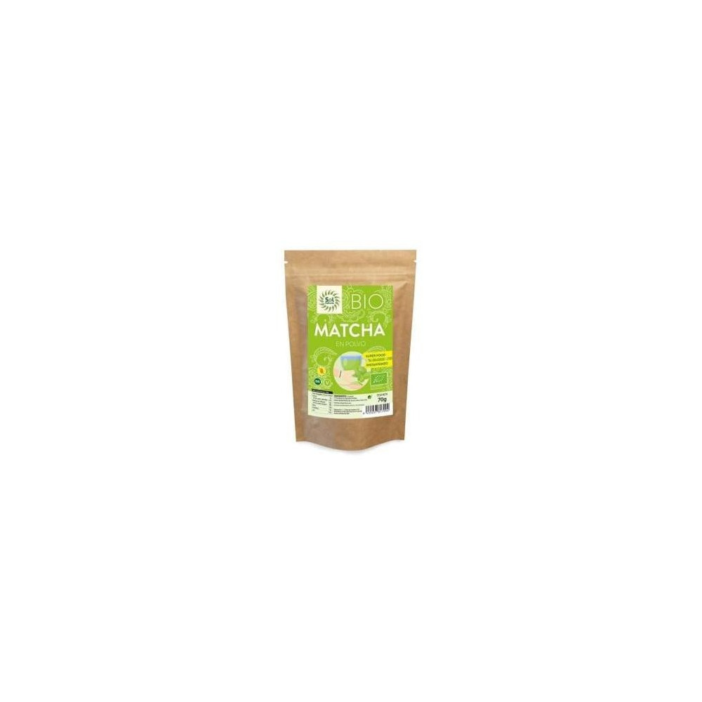 Solnatural Te Matcha Polvo Bio S/G Vegano 70G