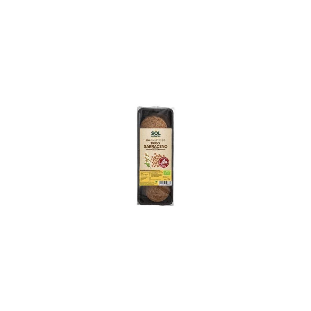 Solnatural Galleta Trigo Sarraceno Endulzada Dátiles Bio 170G