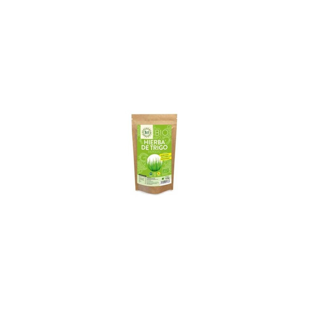 Solnatural Hierba Trigo Polvo Bio Sin Gluten Vegano 125G