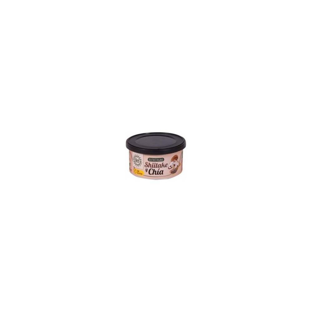 Solnatural Pate Shiitake Chia Bio S/G 125G