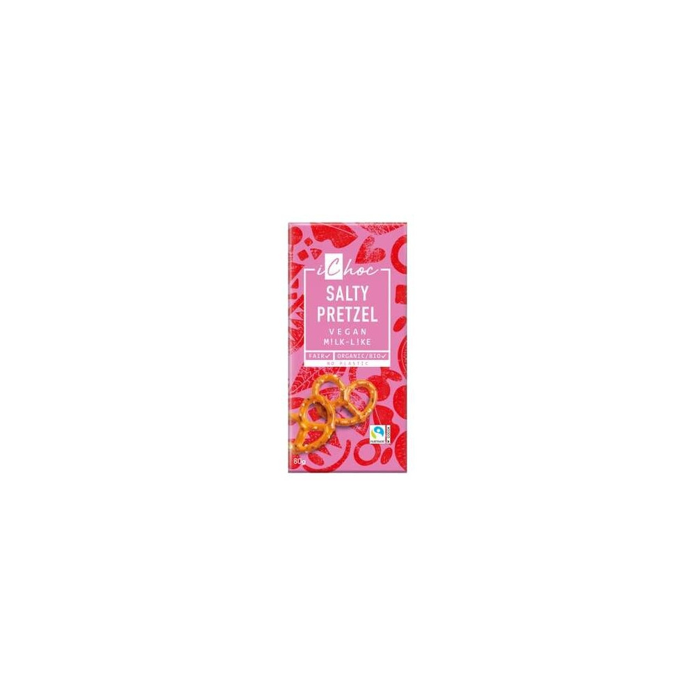 Salty Pretzel Trozos De Pretzel Chocolate 80G Bio