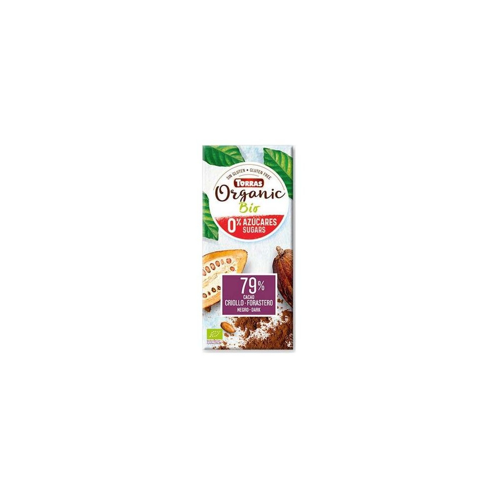 Chocolate Negro 79% Criollo Forastero 100G Bio S/A
