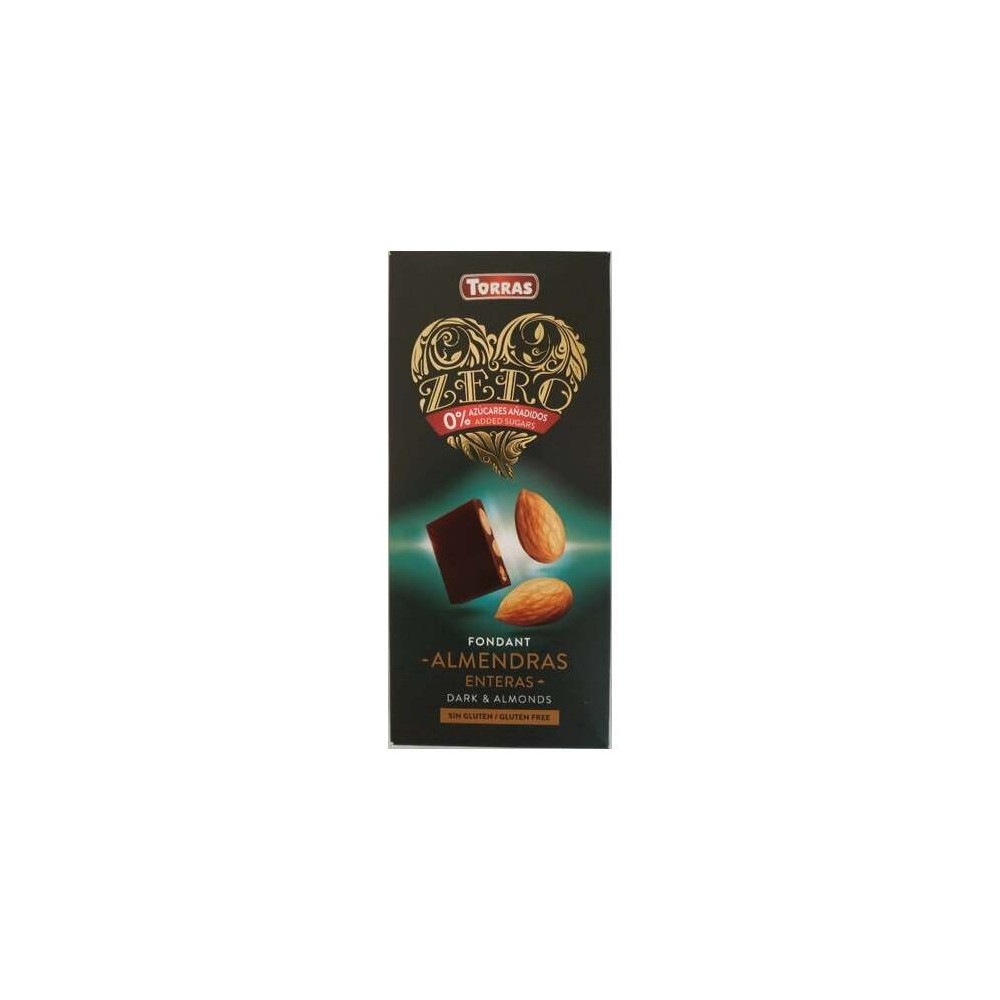 Chocolate Negro 72% Con Almendra Zero 150Gr
