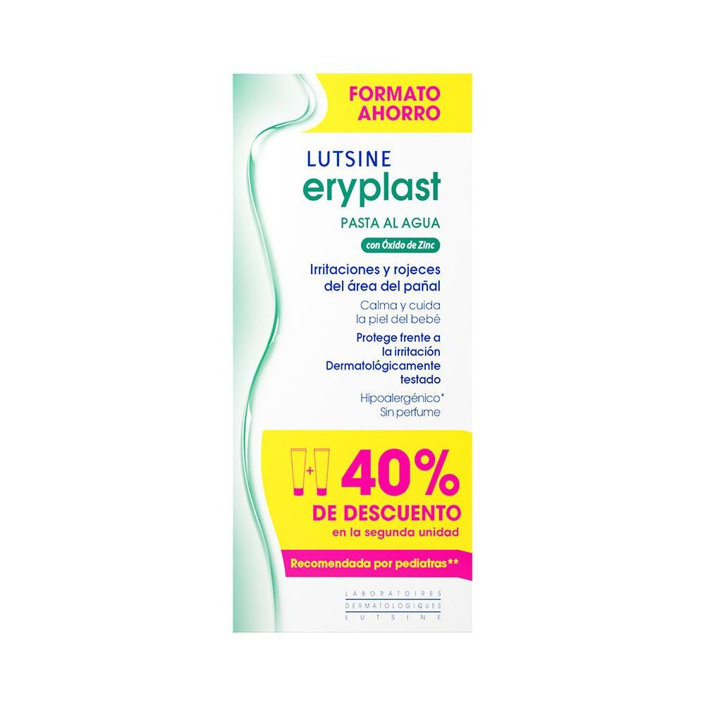 Eryplast Pasta Al Agua 2Ud 40% Dto 75Gr.