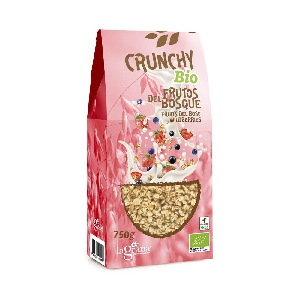 La Grana Crunchy Avena Frutos Del Bosque Eco 375G