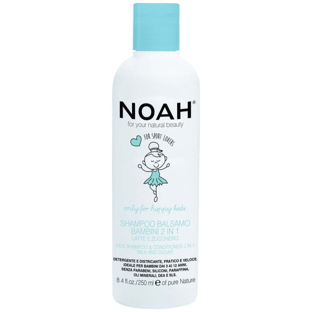 Noah Champú Y Acondicionador Infantil Leche Y Azúcar 250Ml