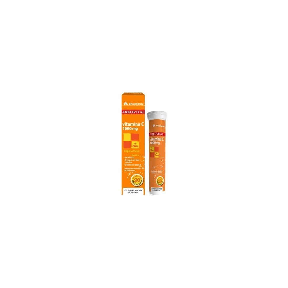 Arkopharma Arkovital Vitamina C 1000 Mg, 20 Comprimidos