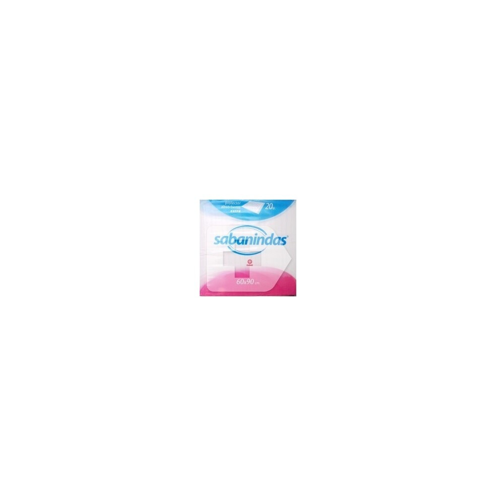 Sabanindas Salvacamas Extra 60X90Cm 20Uds