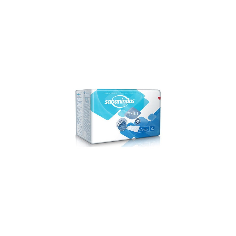 Sabanindas Extra 60 Cm X 40 Cm, 25 Uds