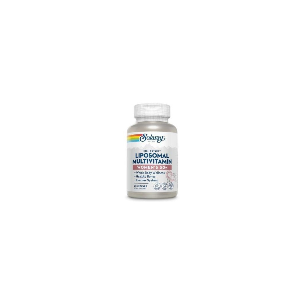 Solaray Liposomal Multivitamin Mujer +50 60Caps