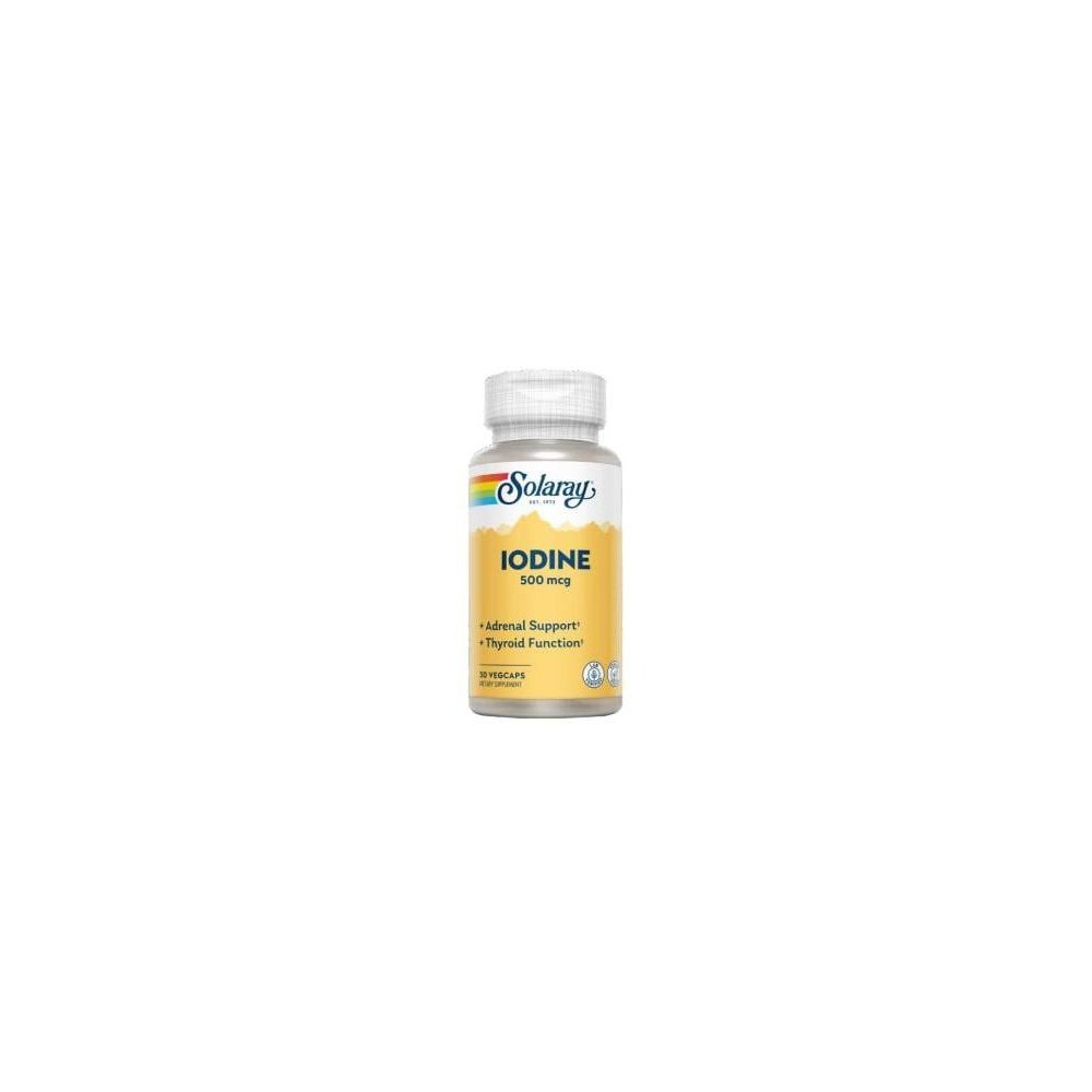 Solaray Iodine 500Mcg 30Caps