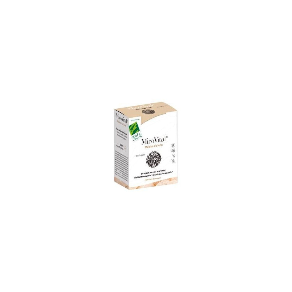 100% Natural Micovital Melena Leon 60Caps