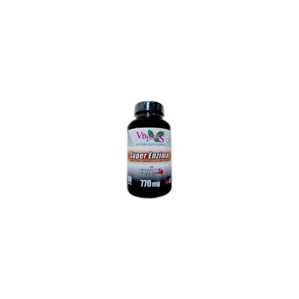 Vbyotics Super Enzimas Con Dygeszime 90Caps