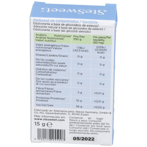 Stevia 250Tabletas