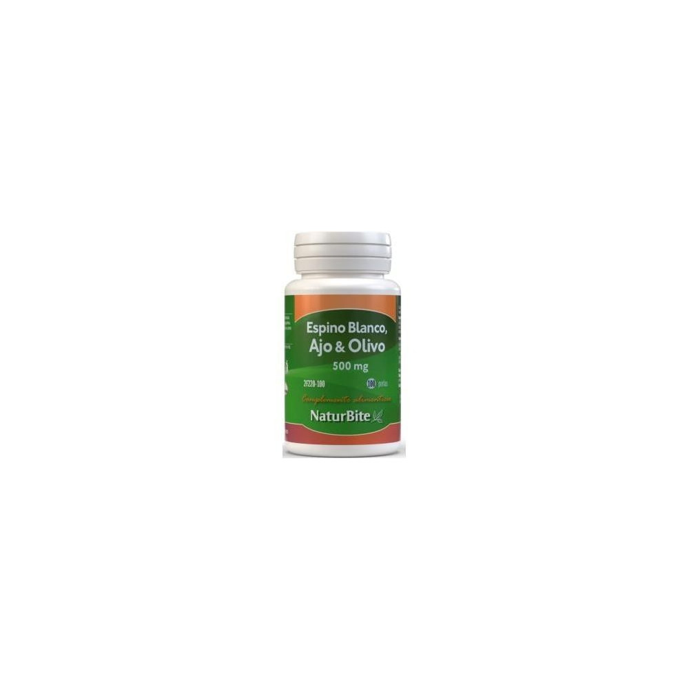 Naturbite Espino Blanco + Ajo + Olivo 500Mg 100 Perlas