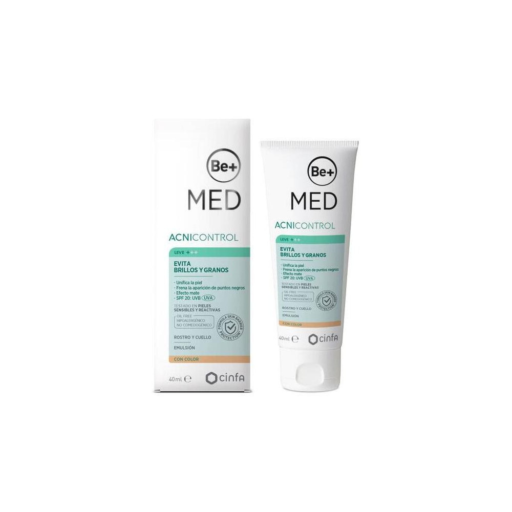 Be+ Bb Cream Reguladora Matificante Spf 20 Piel Clara, 40 Ml