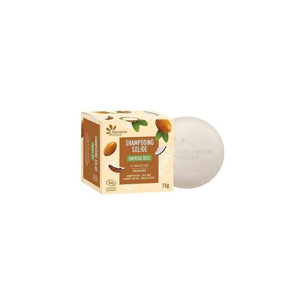 Fleurance Nature Champú Sólido Cabello Seco Coco 75G