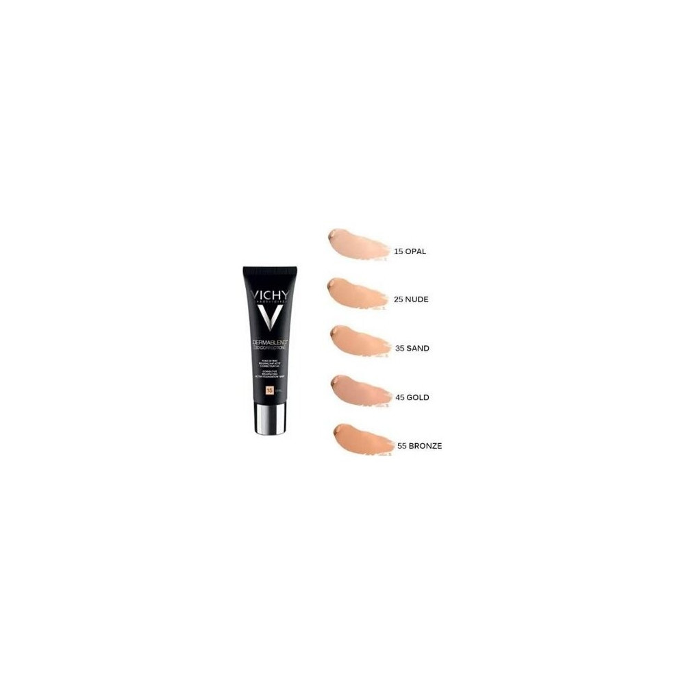 Vichy Dermablend Corrector 3D Maquillaje 45 Gold Spf 25, 30 Ml