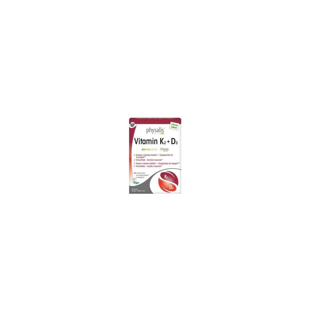 Physalis Vitamin K2 + D3 Bio Vegan 60Caps