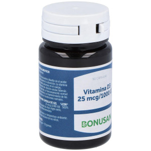 Bonusan Vitamina D3 25 Mcg/1000 U 90 Caps