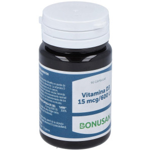 Bonusan Vitamina D3 15Mcg 90Caps