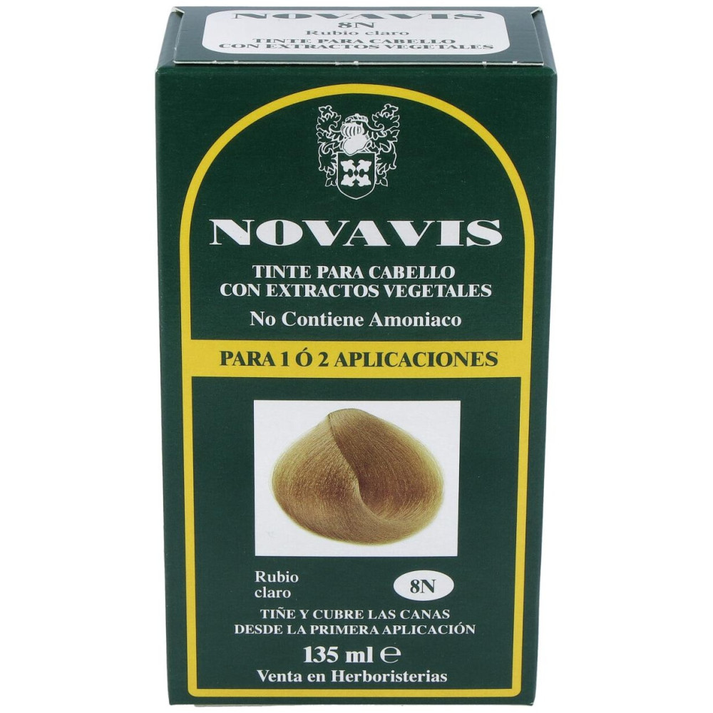 Tinte Novavis 8N Rubio Claro 120Ml. 2
