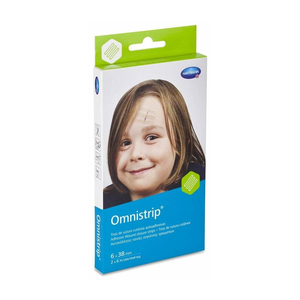 Omnistrip Sutura Cutanea Esteril 6 Mm X 38 Mm 2U