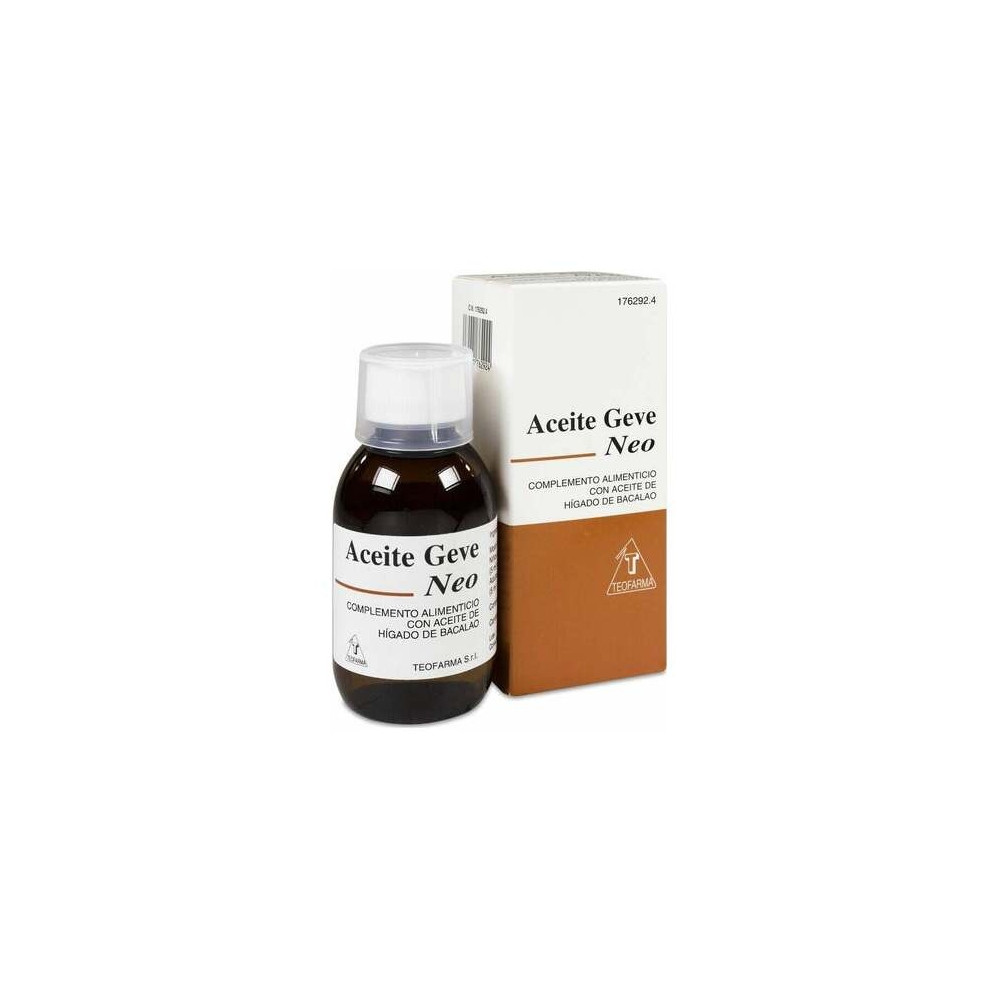 Aceite Geve Neo Hígado De Bacalao, 150 Ml