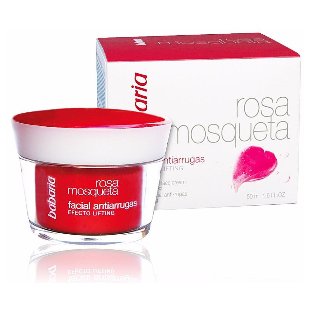 Babaria Crema Facial Antiarrugas Rosa Mosqueta 50Ml